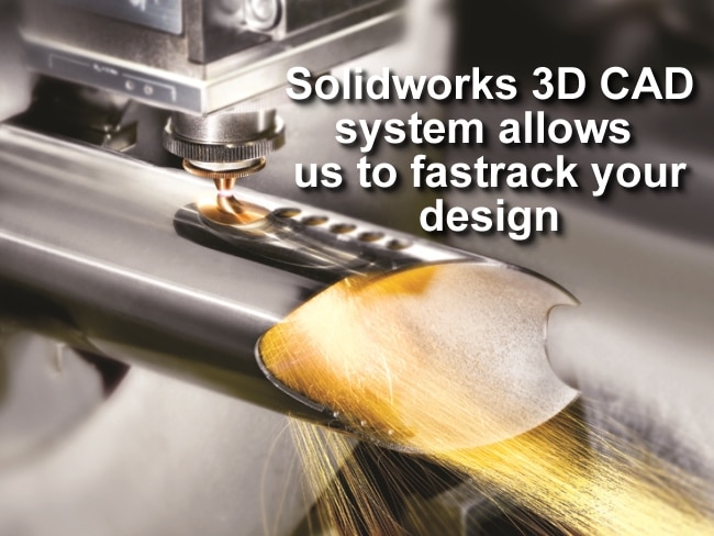 Solidworks 3D CAD Now Benefitting Customers - The Laser Cutting Company